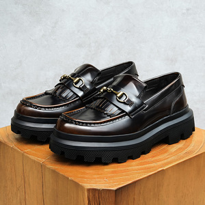 Zapatos de boda para hombre 2026 de diseñador, transpirables, suaves, ligeros, hechos a medida, de oficina, de carrera, con parte superior de cuero genuino y cierre sin cordones. - Product Image 6