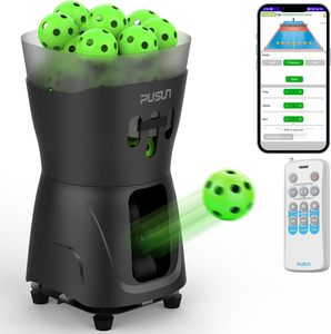 Macchina Lanciapalle da Pickleball PUSUN ABS MINI PRO con Tramoggia da 45+ Palline, Durevole, Leggera, Controllabile tramite App, Configurazione per Allenamento 2026 Novità - Product Image 1
