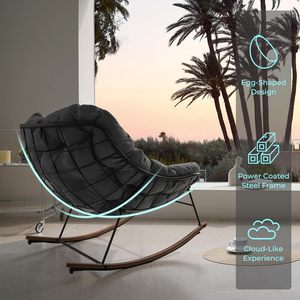 Sillón Sofá para Personas que Buscan Comodidad, Nuevo Sillón Mecedora, Sofá de Ocio para el Hogar, Sala de Estar, Balcón, Sofá <span class=keywords><strong>Reclinable</strong></span> Individual o Doble para Jardín - Product Image 5