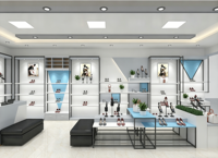 Présentoir Commercial Multi-Niveaux sur Pied pour Magasin de Chaussures, Présentoir à Sacs, Étagères de Présentation Personnalisées