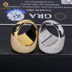 Hot Sale Hip Hop Moissanite <b>Ring</b> <b>Men</b> Iced Out Moissanite DiamondRing 925 Sterling Silver <b>Ring</b> Past Diamond Tester with GRA - Product Image 6