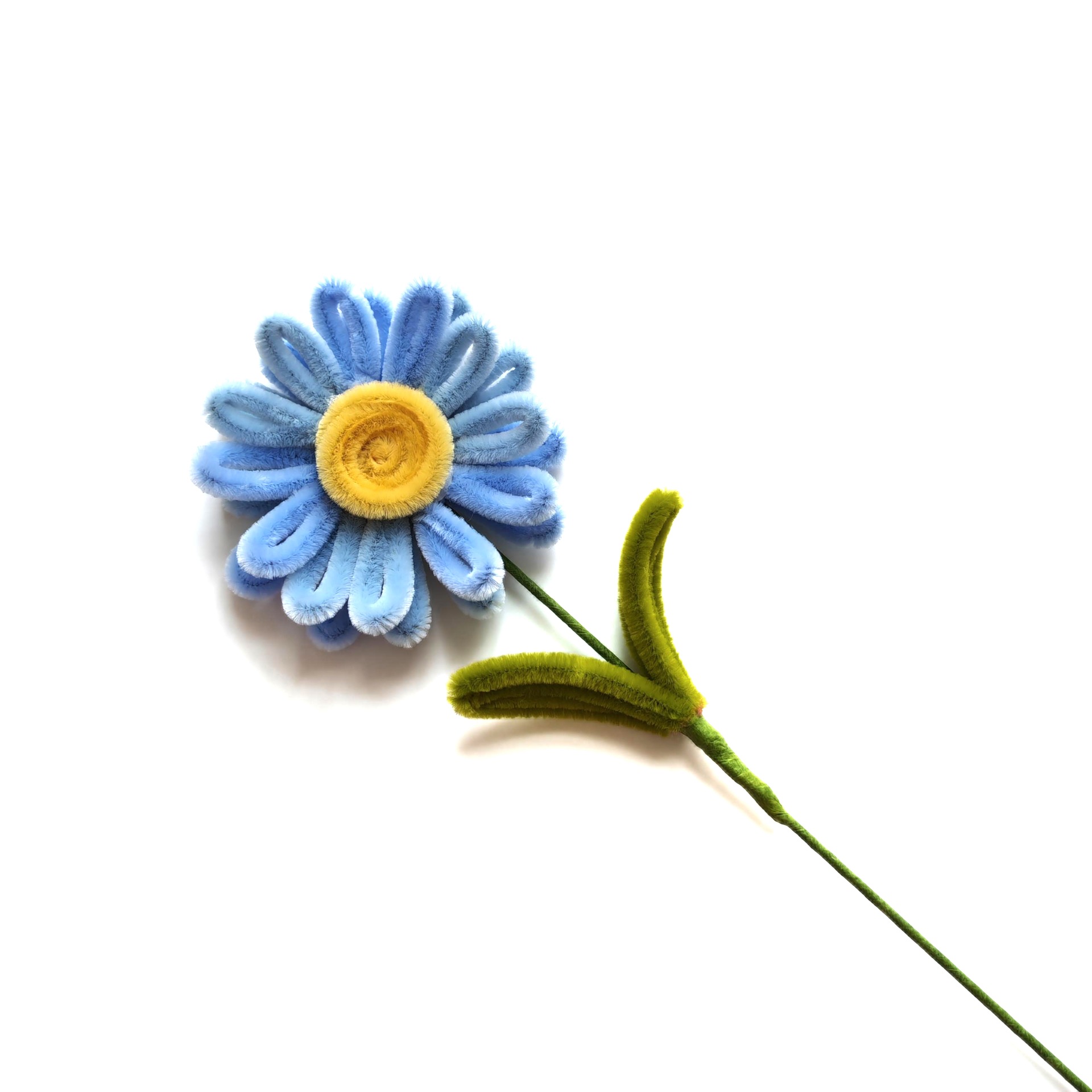 Finished sunflower [light blue & haze blue]