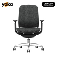 Chaise de Direction Ergonomique Premium, Soutien Lombaire et Accoudoirs Réglables, Cadre en Aluminium, Fabrication Directe Personnalisée