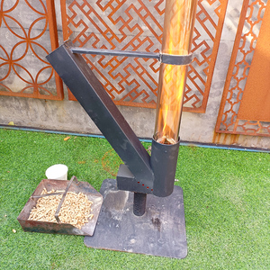 Chine Petites cheminées <span class=keywords><strong>Mini</strong></span> poêles à granulés de <span class=keywords><strong>bois</strong></span> biomasse Chauffage à granulés durable extérieur écologique - Product Image 3