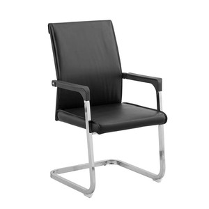 Silla Ejecutiva de Cuero para Oficina con Reposabrazos y Base Electrochapada para Uso en Oficina - Product Image 5