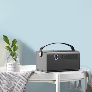 โปรเจคเตอร์วิดีโอ DLP อัจฉริยะขนาดเล็ก V7 Pro 3D พร้อมระบบโฟกัสอัตโนมัติ แบตเตอรี่ 15600mAh ความละเอียด 1080P 4K สำหรับโฮมเธียเตอร์และใช้งานกลางแจ้ง แรม 2G - Product Image 3