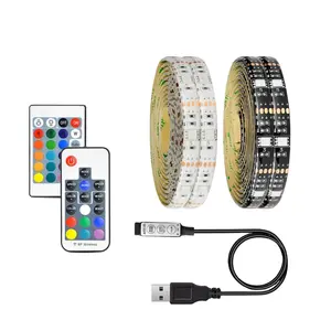 Lampu LED strip APP atau Wifi 12v Remote control 5050 RGB lampu strip pintar pita fleksibel lampu dekorasi mobil rumah tangga