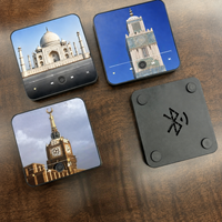 Vente en gros usine Aimant de réfrigérateur personnalisé avec musique Bluetooth, télécommande et 1 Go de mémoire audio, thème Art de la mosquée, cadeau audio islamique sacré pour musulmans