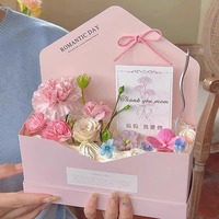 Boîte à fleurs INUNION, boîte à gâteau pour la fête des mères, boîte à dessert pour la Saint-Valentin, accessoires de décoration pour la pâtisserie