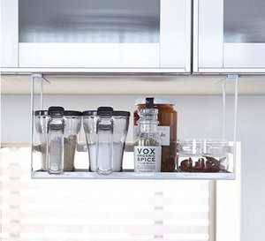 Organisateur d'épices <span class=keywords><strong>sous</strong></span> l'<span class=keywords><strong>étagère</strong></span>, support d'<span class=keywords><strong>étagère</strong></span> pour armoire, porte-bouteilles d'assaisonnement, <span class=keywords><strong>panier</strong></span> <span class=keywords><strong>de</strong></span> <span class=keywords><strong>rangement</strong></span> pour placard - Product Image 5