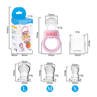 Sucette d'alimentation pour bébé en silicone sans BPA, tétine d'alimentation en silicone de qualité alimentaire pour tout-petits