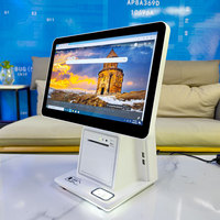 Terminal de point de vente tactile 15,6 pouces avec lecteur de code QR et de carte, en stock