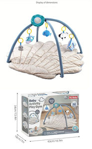 Nouveau <span class=keywords><strong>Tapis</strong></span> de Jeu Sensoriel Montessori pour Bébé, Doux et Portable, Idéal pour le Sommeil et l'Éveil des Nouveau-nés, Cadeau Parfait pour Bébés - Product Image 2
