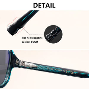 نظارات بصرية جديدة للبيع بالجملة من الشركة المصنعة نظارات ذات إطار كامل من الأسيتات للنساء والرجال نظارات كلاسيكية كلاسيكية مضادة للضوء الأزرق - Product Image 5