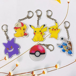 Anime Pokemoned figura de dibujos animados Pikachu Gengar Snorlax Bulbasaur coche llavero <span class=keywords><strong>mochila</strong></span> colgante DIY accesorios decoración Juguetes - Product Image 2