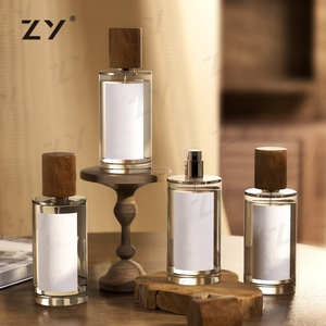 30ml 50ml 100ml từ cap Parfum vuông Vàng nắp Thiết kế thủy tinh sang trọng bơm lại rỗng chai nước hoa - Product Image 2