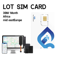 Kartu SIM Internasional 2G & 4G Kartu IOT 30MB/Bulan selama Satu Tahun YOGU Gps M2M Kartu SIM 2G/3G/4G Digunakan pada Pelacak GPS Mobil