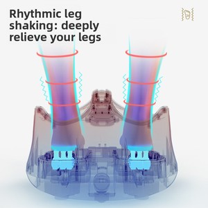 Rodillo eléctrico multifuncional, masajeador de piernas y pies, masaje de articulaciones con calefacción y vibración - Product Image 4