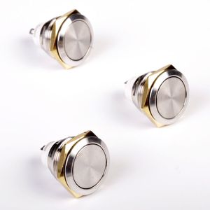 TOOWEI 19 мм водонепроницаемый металлический кнопочный переключатель питания - Product Image 2