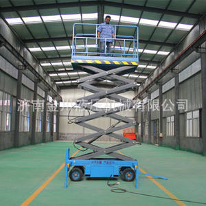 Plateforme élévatrice mobile à ciseaux hydraulique pour travaux en hauteur, petite plateforme de levage de fret pour la construction, vente en gros - Product Image 2