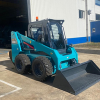 Livraison rapide OUSHIDE Chargeuse sur pneus chinoise à chenilles, mini-chargeuse compacte, moteur Yanmar, quatre roues motrices, haute efficacité pour