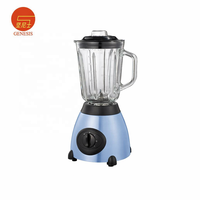 Mixeur de Table Électrique de Luxe avec Bol en Verre, 6 Lames, 2 Vitesses, Contrôle de Vitesse Variable, Faible Bruit, pour Smoothies, Usage Domestique