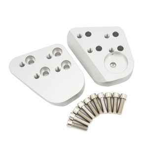 Elevador de Manillar RTS Plateado para <span class=keywords><strong>BMW</strong></span> R1200RT R1150RT R1100RT R1100R, Accesorios y Piezas para Motocicleta - Product Image 1