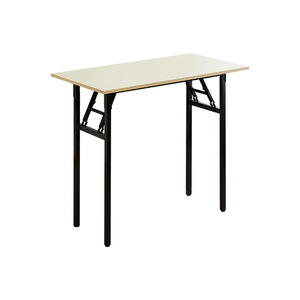 <span class=keywords><strong>Mesa</strong></span> <span class=keywords><strong>de</strong></span> Comedor Plegable Contemporánea GEHENG H-07 con Patas <span class=keywords><strong>de</strong></span> Hierro - <span class=keywords><strong>Mesa</strong></span> <span class=keywords><strong>de</strong></span> <span class=keywords><strong>Estudio</strong></span> Compacta para Apartamentos Pequeños y Uso Doméstico - Product Image 2