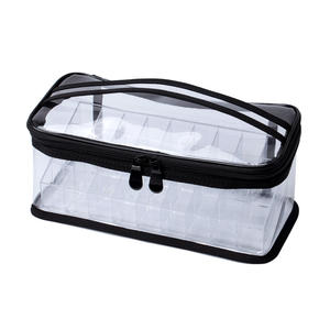 Bolsa de Cosméticos de PVC Personalizada, Bolsa de Maquillaje Transparente, Bolsa de Esmalte de <span class=keywords><strong>Uñas</strong></span> <span class=keywords><strong>para</strong></span> Uso Diario - Product Image 4