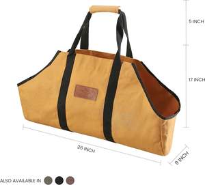 Free Sample Heavy Duty/Durable/<b>Waterproof</b> <b>Storage</b> Bag for Canvas <b>Log</b> Carrier Tote Organizer, Straight From the OEM Factory - Product Image 3