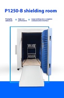 Cámara/Compartimiento de Blindaje RF Manual de 1200 (Ancho) * 2100 (Profundidad) * 1750 (Alto) mm, 0.8-8 GHz, Instrumento de Prueba de Fábrica OEM para EMI WiFi6E 5G GSM Móvil