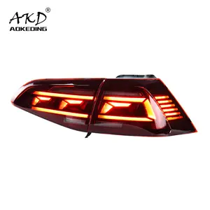 AKD汽车尾灯配件大众高尔夫7 MK7帕萨特B8.5型尾灯尾灯发光二极管信号倒车驻车面罩