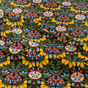 Chấp Nhận Tùy Chỉnh Thiết Kế Kỹ Thuật Số In 100% Bông Poplin Voile 76gsm Trọng Lượng Nhẹ Precut Bó Màu Xanh Hồng Vàng Hoa Vải - Product Image 5