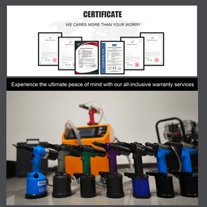 Pistola <span class=keywords><strong>Remachadora</strong></span> Eléctrica Inalámbrica a Batería, Sin Escobillas, para Remaches Ciegos, para Ensamblaje <span class=keywords><strong>de</strong></span> Metales y Producción Industrial - Product Image 6