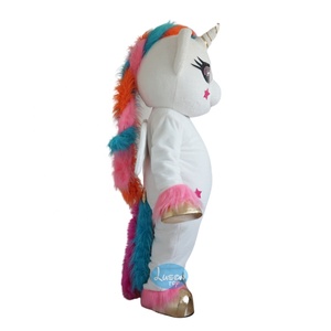 Rainbow Magic <strong>Unicorn</strong> Mascot <strong>Costume</strong> <strong>Adult</strong> for Halloween Party Clothing Fancy Dress - Product Image 3