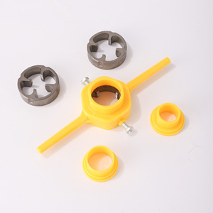 Pinrui Manual Pipe Threader 6-Piece Set For 1/2 In PVC NPT Threads Plastic Pipe <b>Threading</b> <b>Tool</b> Diy Plumbing - Product Image 1