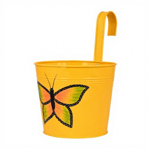 Pot de fleurs suspendu en métal moderne pour la décoration intérieure et extérieure de la maison et du jardin, support décoratif pour plantes suspendues pour balcon - Product Image 6