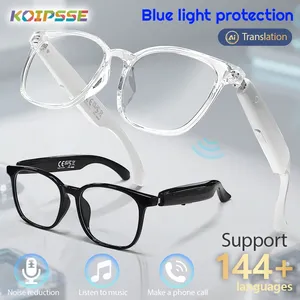 Gafas inteligentes G01 con traducción por IA, operación táctil informal, altavoz integrado, elegantes para ciclismo al aire libre y trabajo. - Product Image 1