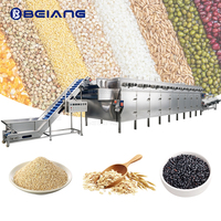Cassavechips-banddroogmachine, continu transportband, automatisch industrieel voedselverwerkingsdroogsysteem