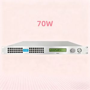 70-ваттный FM-передатчик ISO/CE, 100-240В, для радиовещания/общественных нужд/аварийно-спасательных работ, управление поворотной ручкой, вход <span class=keywords><strong>SCA</strong></span>/RDS, прочный - Product Image 1