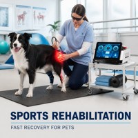 Sistema de Terapia Láser Veterinaria PHOMED CureLight Clase IV para Fisioterapia de Mascotas, Cuidado Animal y Tratamiento de Tejidos Profundos