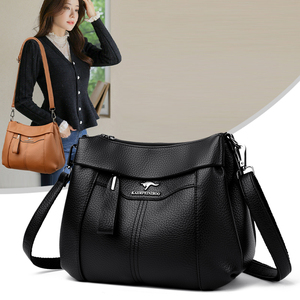 Fashion New Designer Crossbody Bags High Quality PU Leather Shoulder Messenger Bag Casual <b>Totes</b> Luxury Women Handbags and Purses - Product Image 2