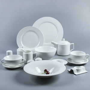 <strong>Wholesale</strong> China Factory Elegant Porcelain <strong>Ceramic</strong> Hotel <strong>Dinner</strong> <strong>Sets</strong> - Product Image 2