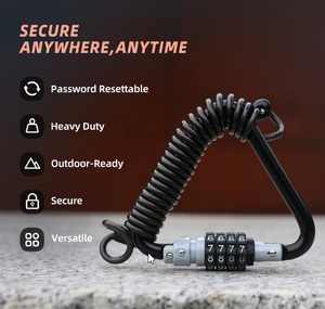 Đa chức năng mật khẩu leo núi khóa chống trộm khóa, xe điện Mũ bảo hiểm giỏ hàng khóa, chịu lực cao - Product Image 4
