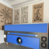 Petite découpeuse laser pulsée CO2 acrylique/plexiglas/MDF 1080/1390/1490/1610 bois pierre caoutchouc Ruida DXF DST LAS AI pour