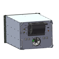 Module amplificateur de puissance RF GaN SSPA ultra large bande 6-18 GHz 300 W, gain 50 dB, CW, à semi-conducteurs, pour radar et communication EW