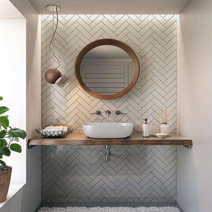 Plafond mural en vinyle de luxe étanche 2440*1220*4mm personnaliser panneau UV ignifuge antidérapant panneau mural Spc pour salle de bain - Product Image 6