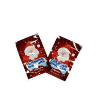 Sacs à bonbons de Noël imprimés OEM, scellage sur 3 côtés, faciles à décoller, conception personnalisée, sacs d'emballage en plastique OPP/VMPET/PE