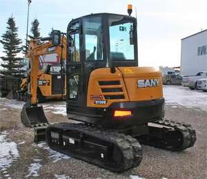 Mini-excavatrice amphibie d'occasion Sany SY16C avec moteur Kubota, prix bas, poids opérationnel de 1 tonne, chargeur inclus - Product Image 5