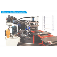 Machine de formage d'étagères de stockage galvanisées Machine de formage d'étagères de stockage en acier inoxydable